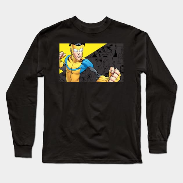 invincible banner Long Sleeve T-Shirt by super villain